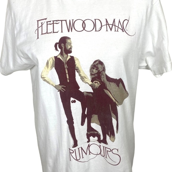 Fleetwood Mac Rumors Band tee white short sleeve crewneck - Picture 2 of 4